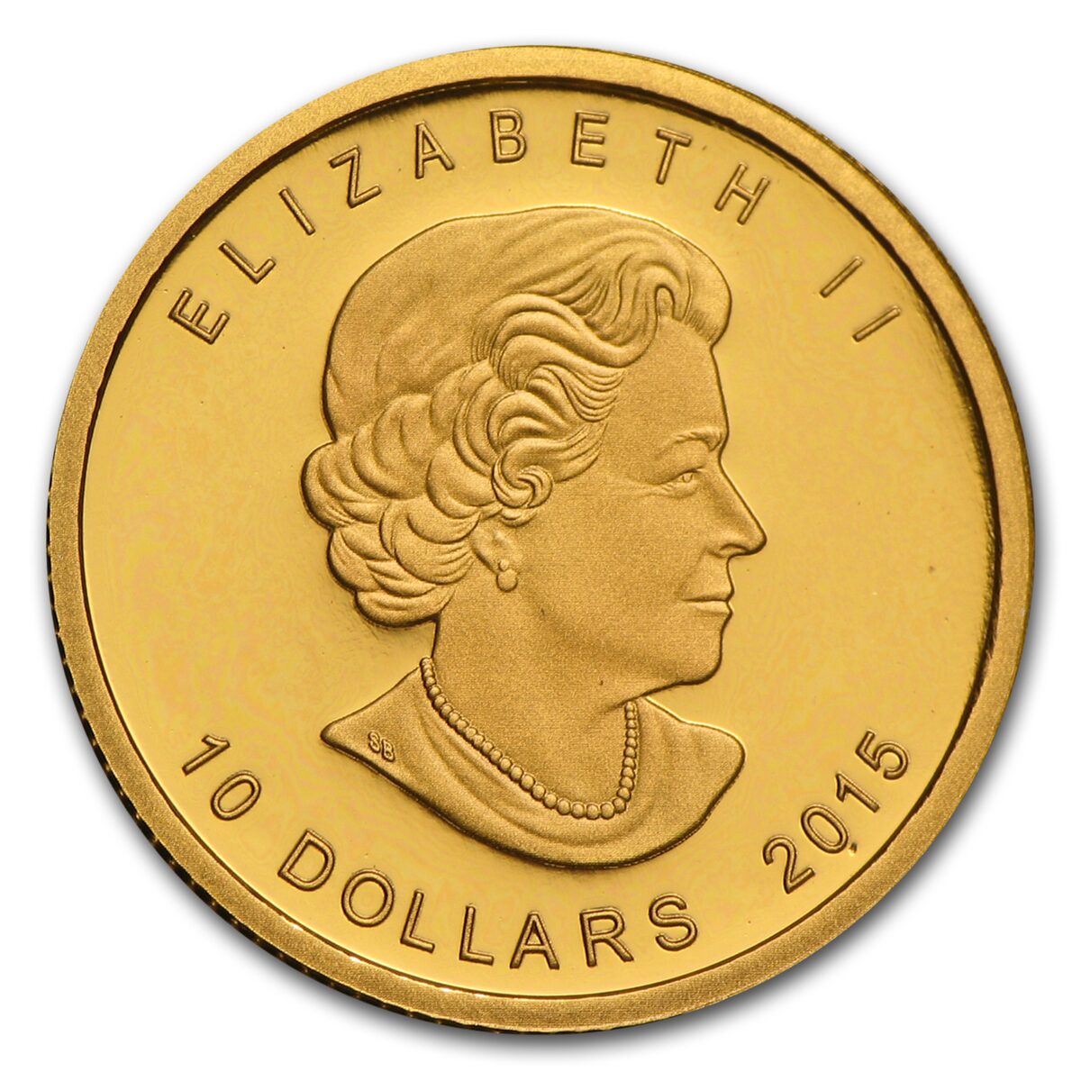 2015 Canada 1/4 oz Proof Gold $10 Polar Bear and Cub