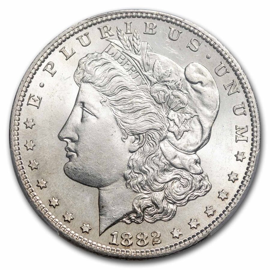 1882-S Morgan Dollar MS-64 PCGS