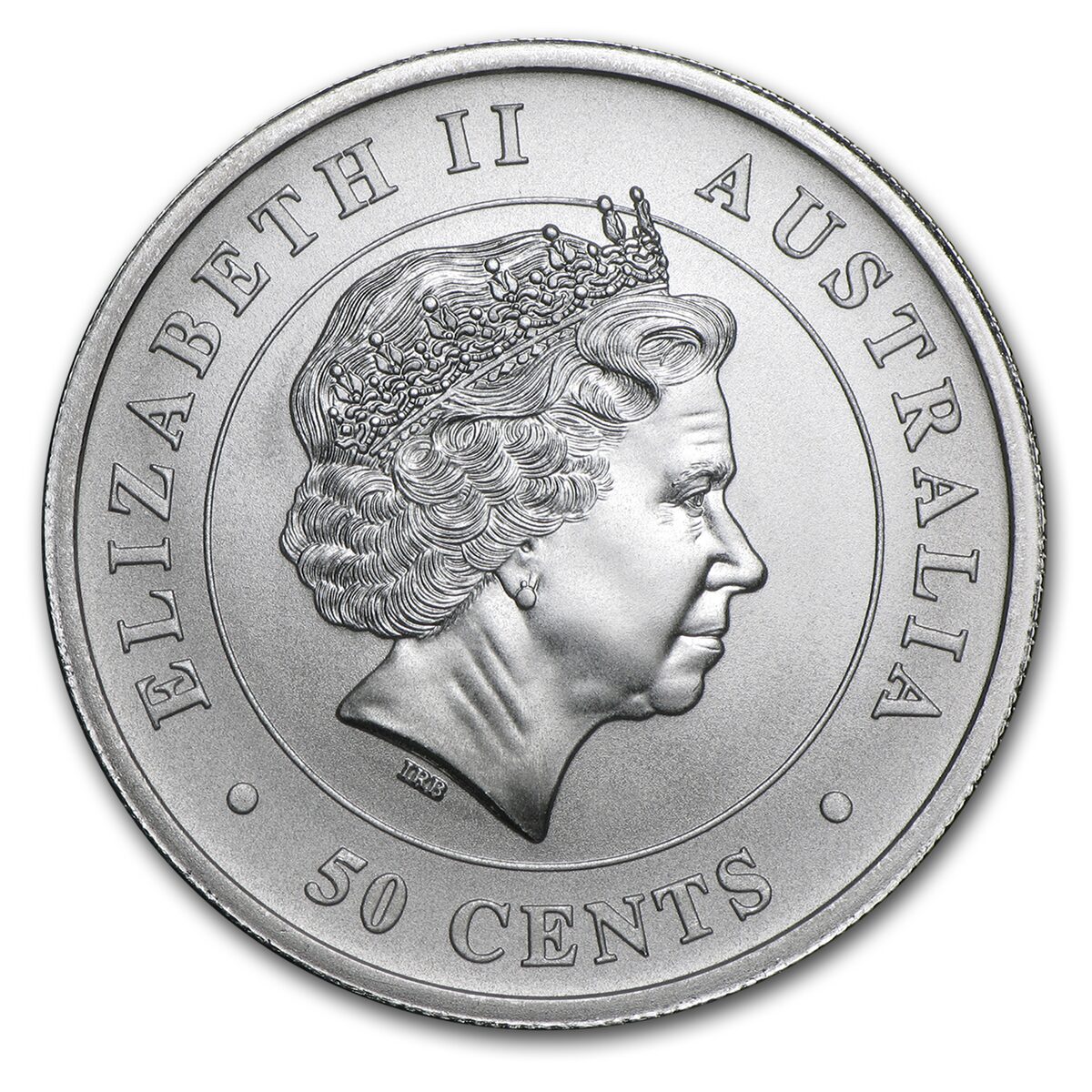 2015 Australia 1/2 oz Silver Great Hammerhead Shark BU