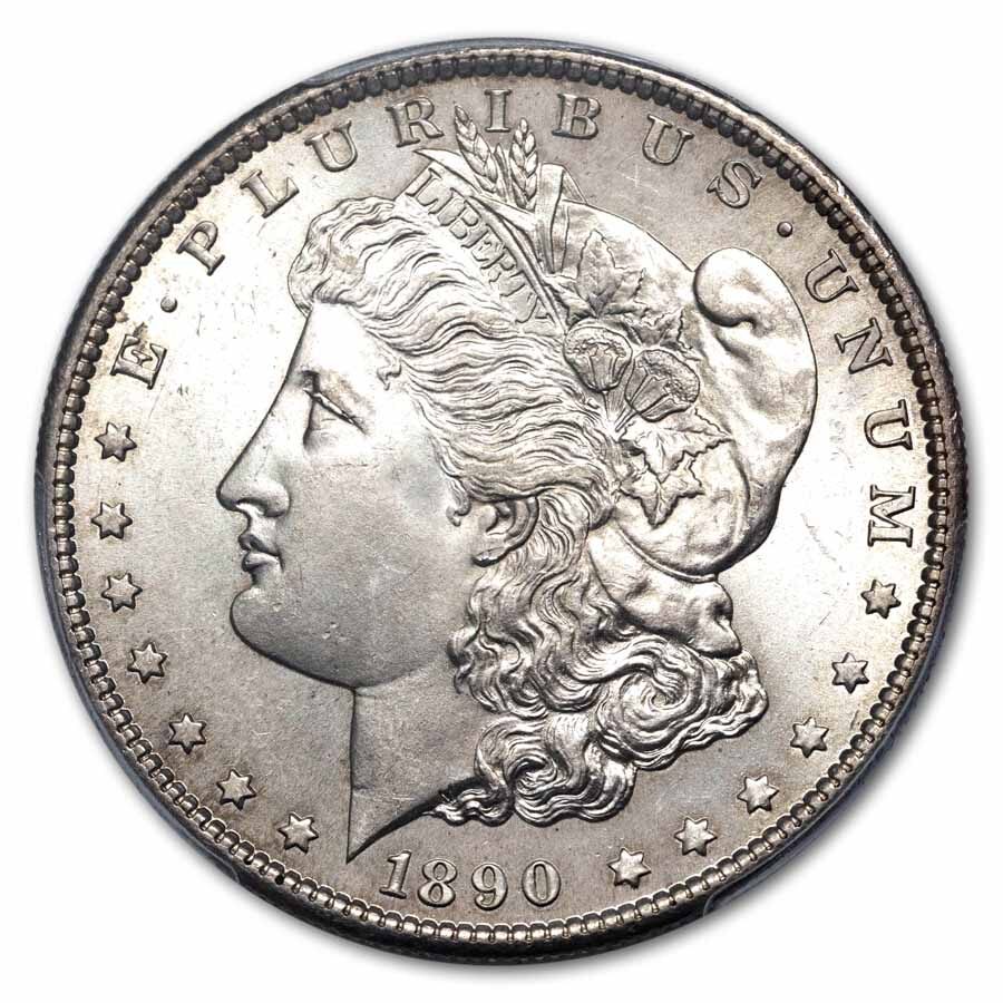 1890-S Morgan Dollar MS-63 PCGS