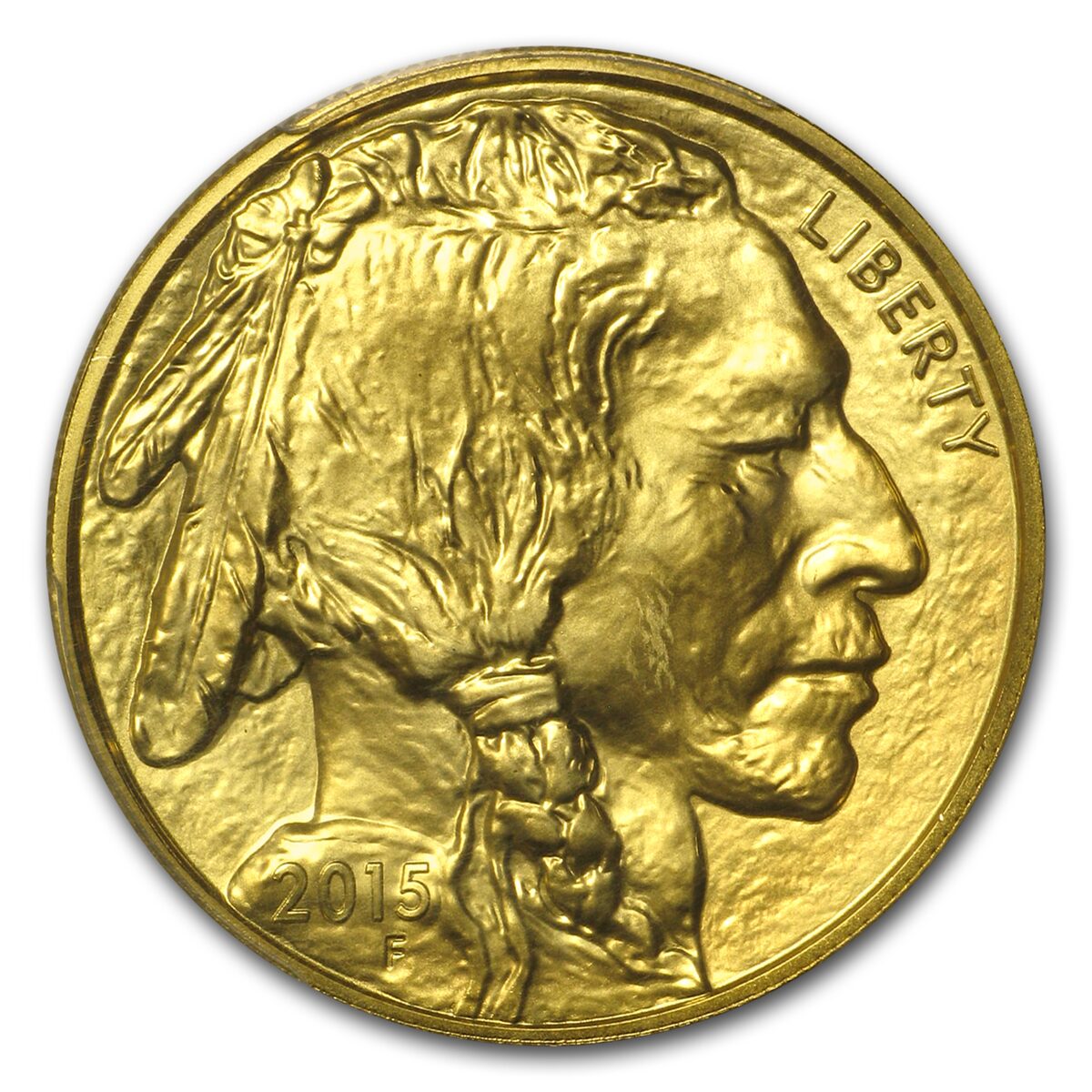 2015 1 oz Gold Buffalo MS-69 PCGS (FS, Black Diamond)