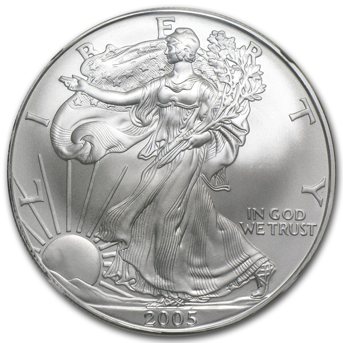 2005 American Silver Eagle MS-70 NGC