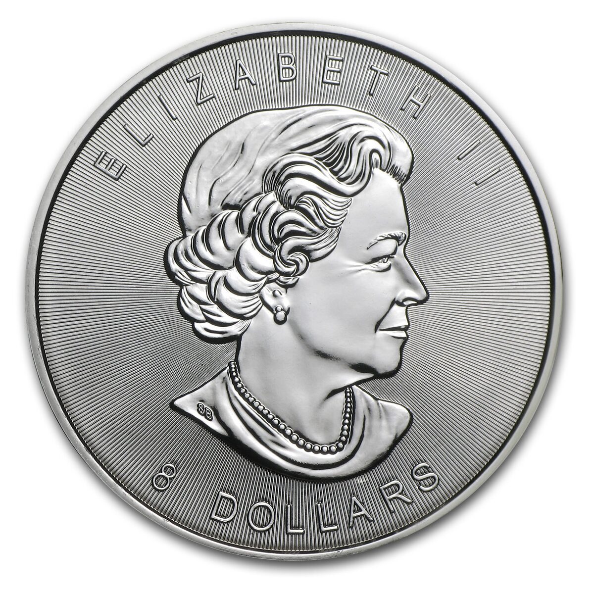 2015 Canada 1.5 oz Silver $8 Polar Bear & Cub BU