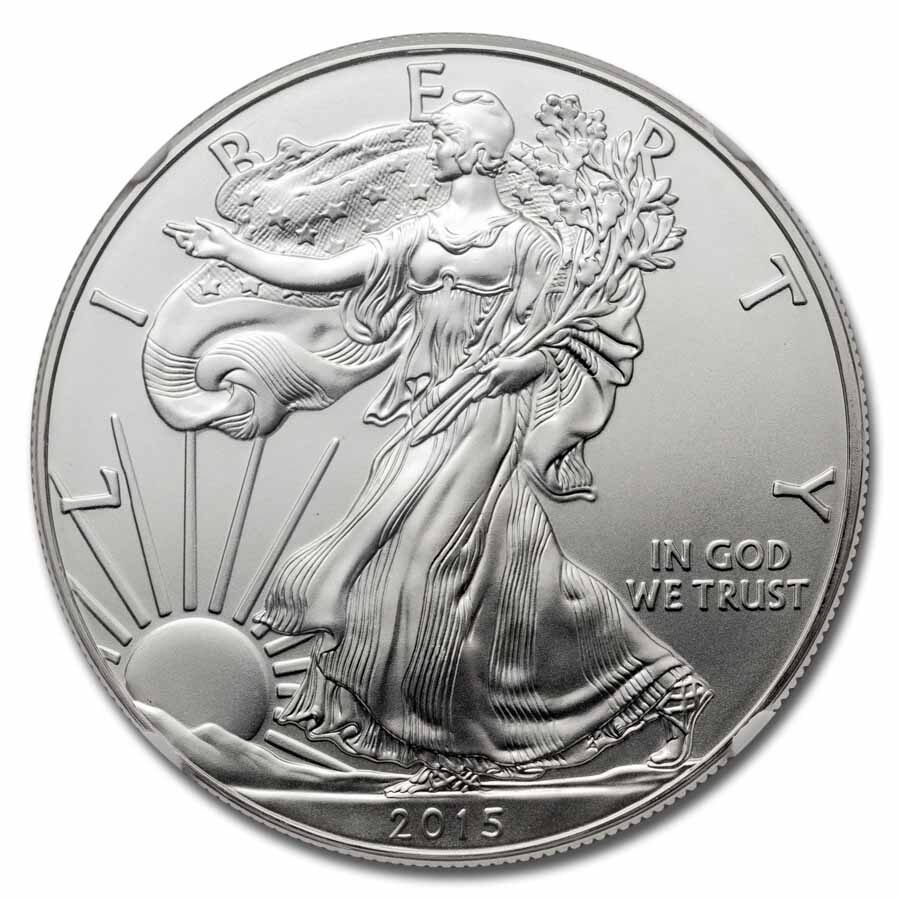2015 American Silver Eagle MS-69 NGC