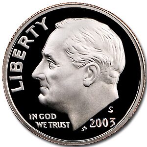 2003-S Roosevelt Dime Gem Proof