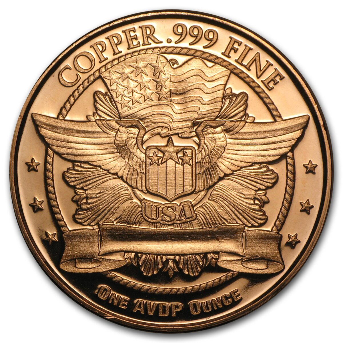 1 oz Copper Round - Capped Bust