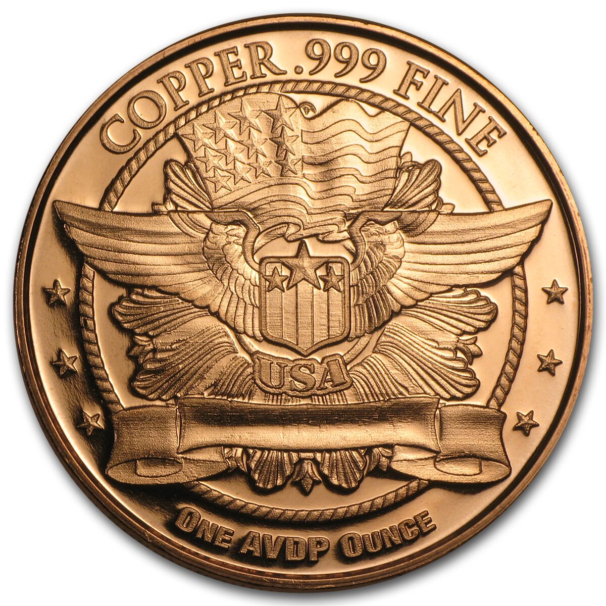 1 oz Copper Round - Liberty Head