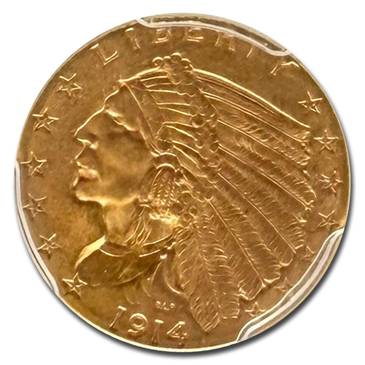 1914 $2.50 Indian Gold Quarter Eagle MS-65 PCGS