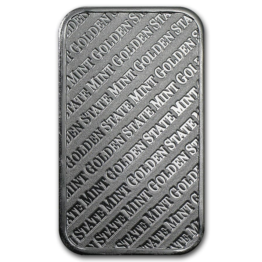 1 oz Silver Bar - Golden State Mint (ISO)