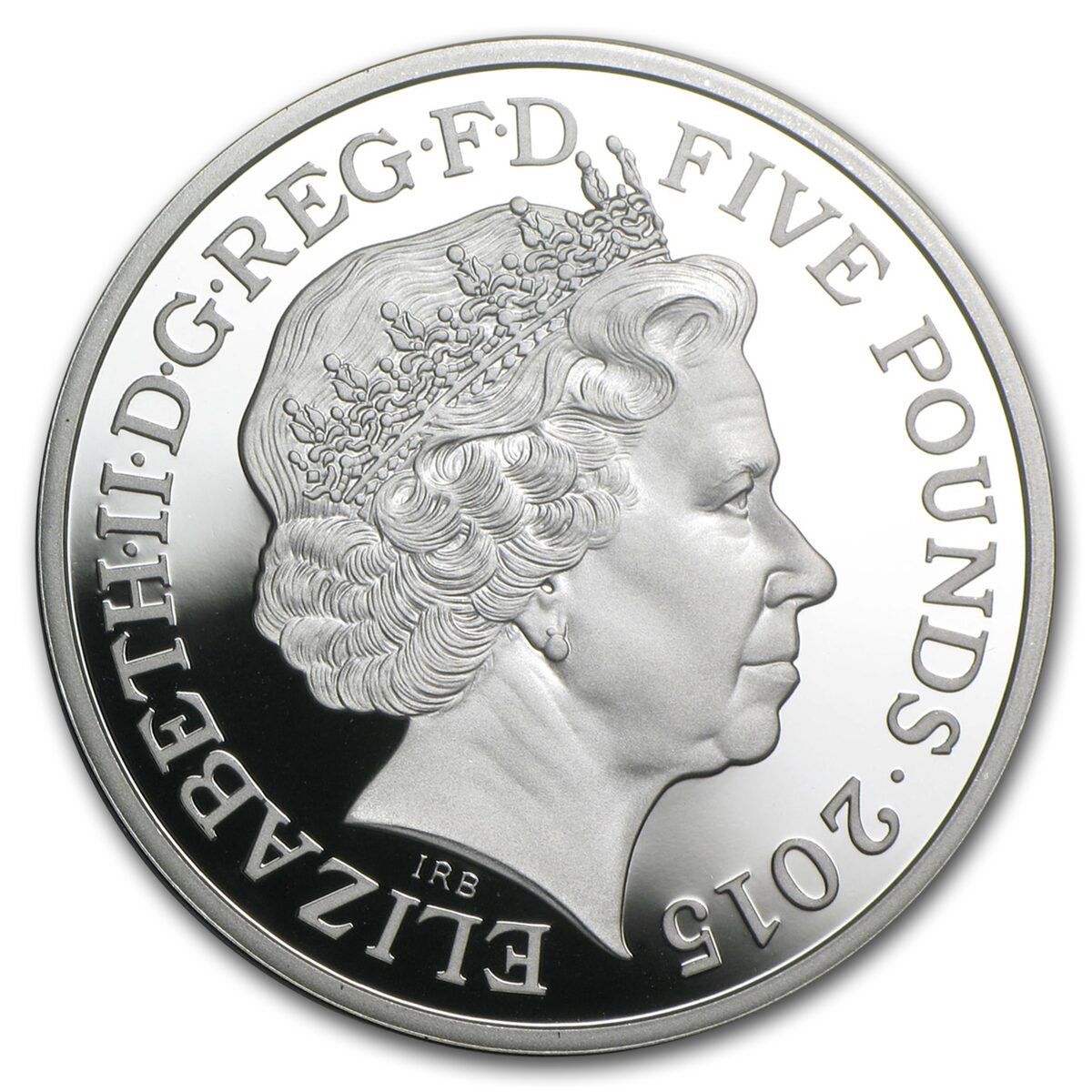 2015 Great Britain £5 Silver Winston Churchill Proof (Piedfort)