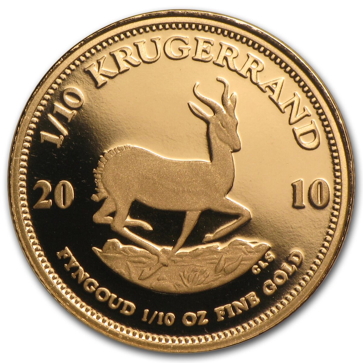 2010 South Africa 1/10 oz Proof Gold Krugerrand