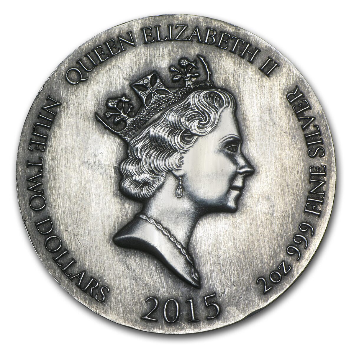 2015 2 oz Silver Coin - Biblical Series (Crucifixion)