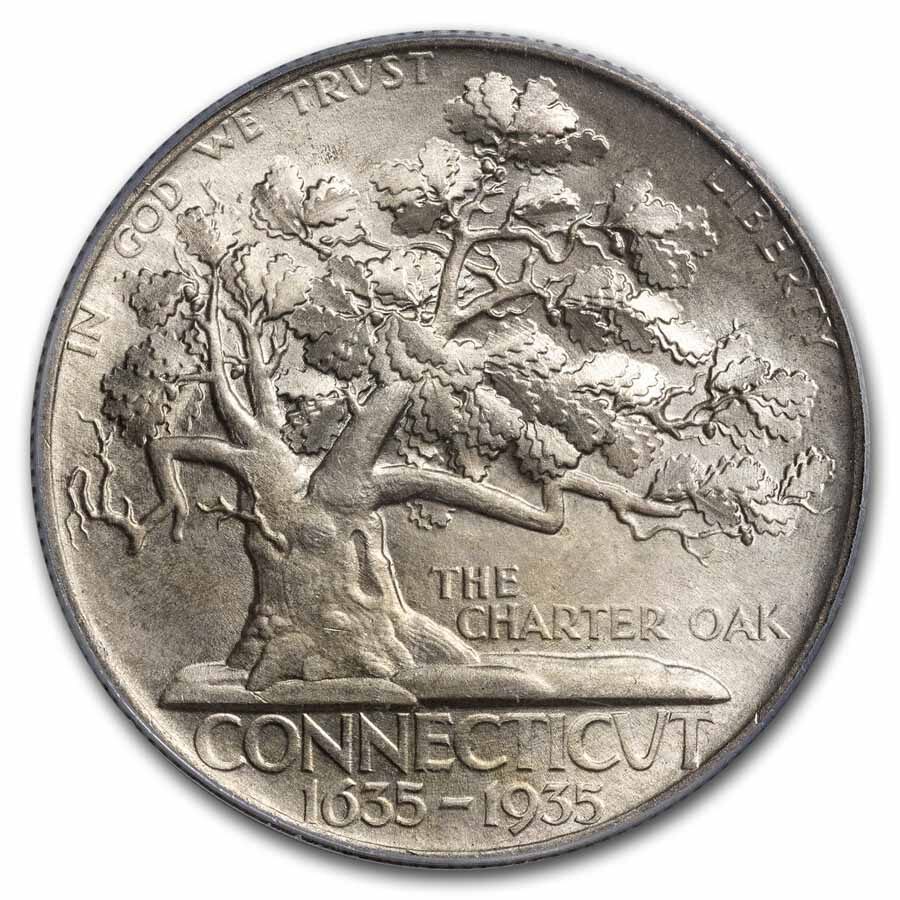 1935 Connecticut Half Dollar Commem MS-66 PCGS
