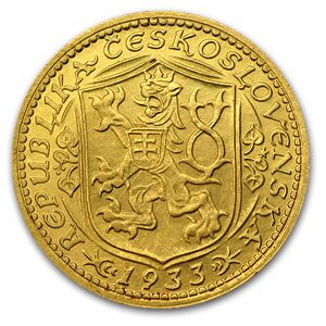 Czechoslovakia Gold 1 Dukat (Random) AU-BU