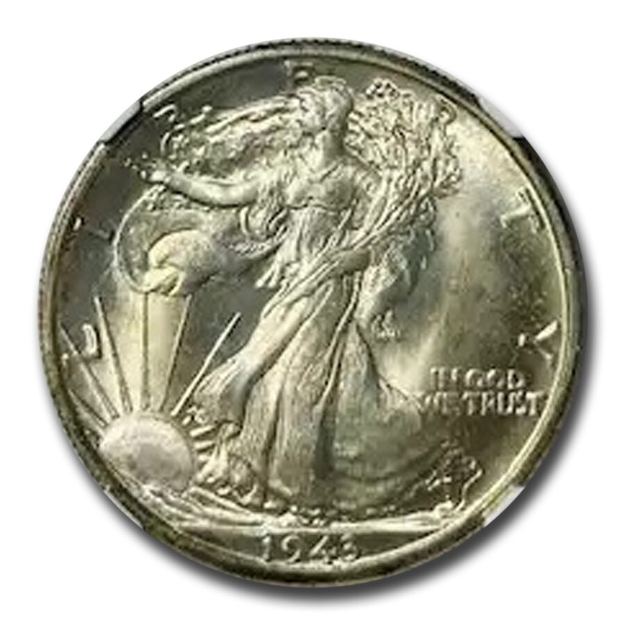 1943-D Walking Liberty Half Dollar MS-67 NGC
