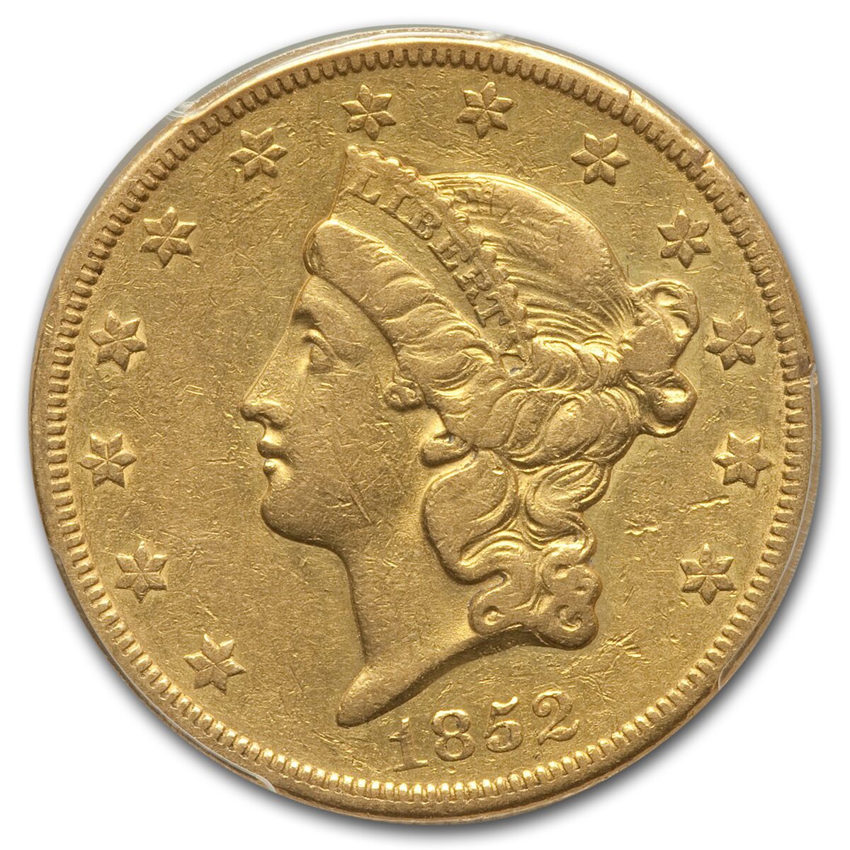 1852-O $20 Liberty Gold Double Eagle XF-40 PCGS