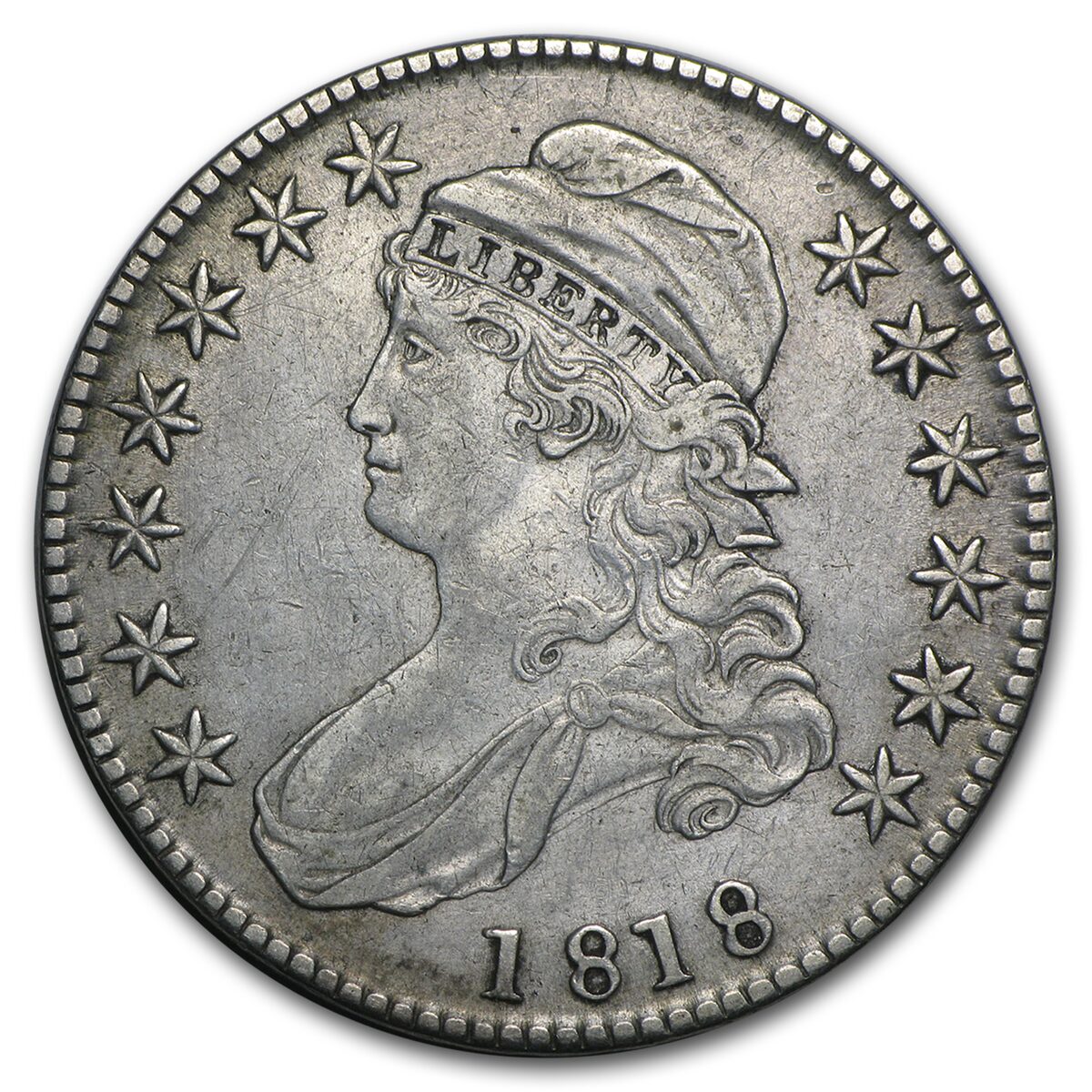1818 Bust Half Dollar XF
