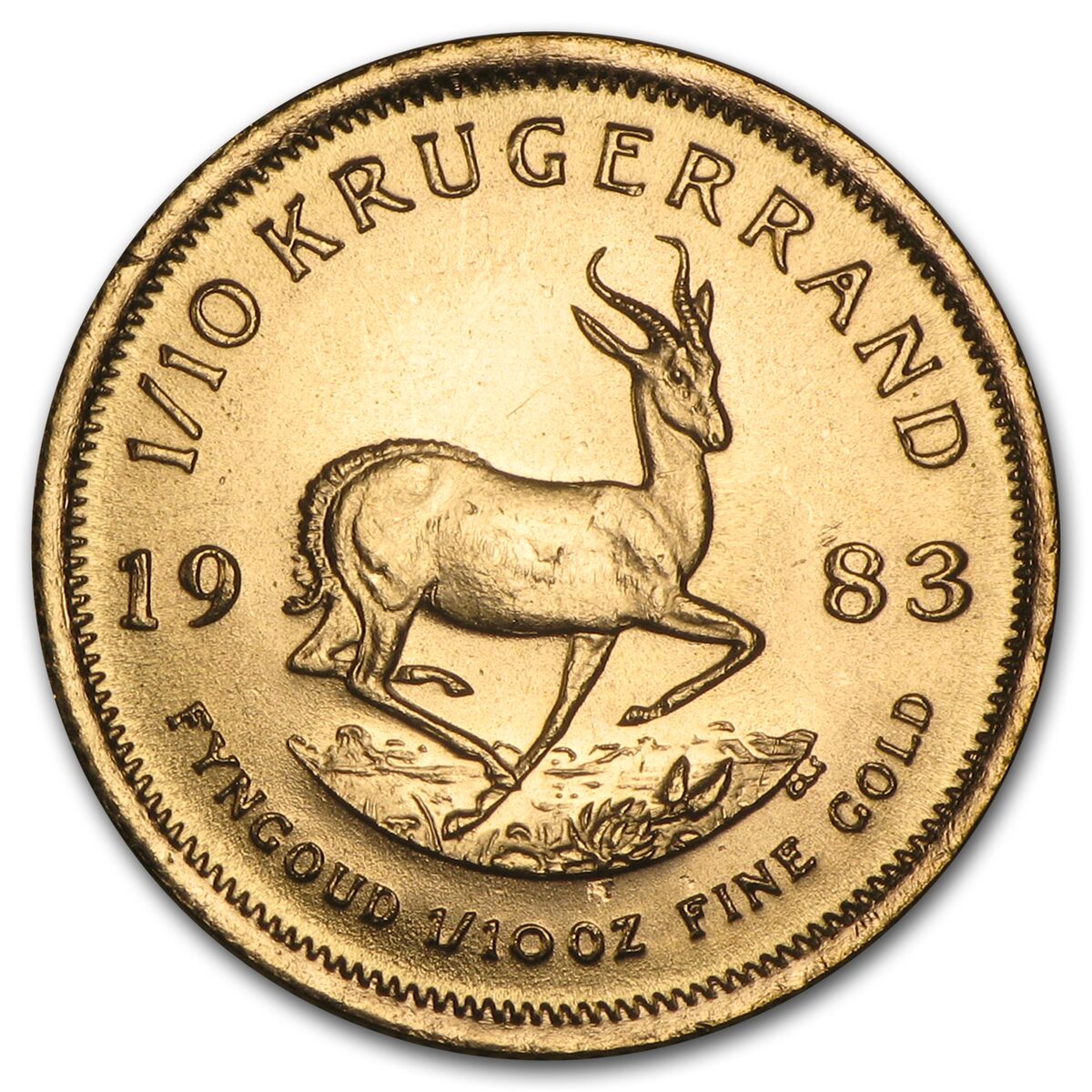 1983 South Africa 1/10 oz Gold Krugerrand
