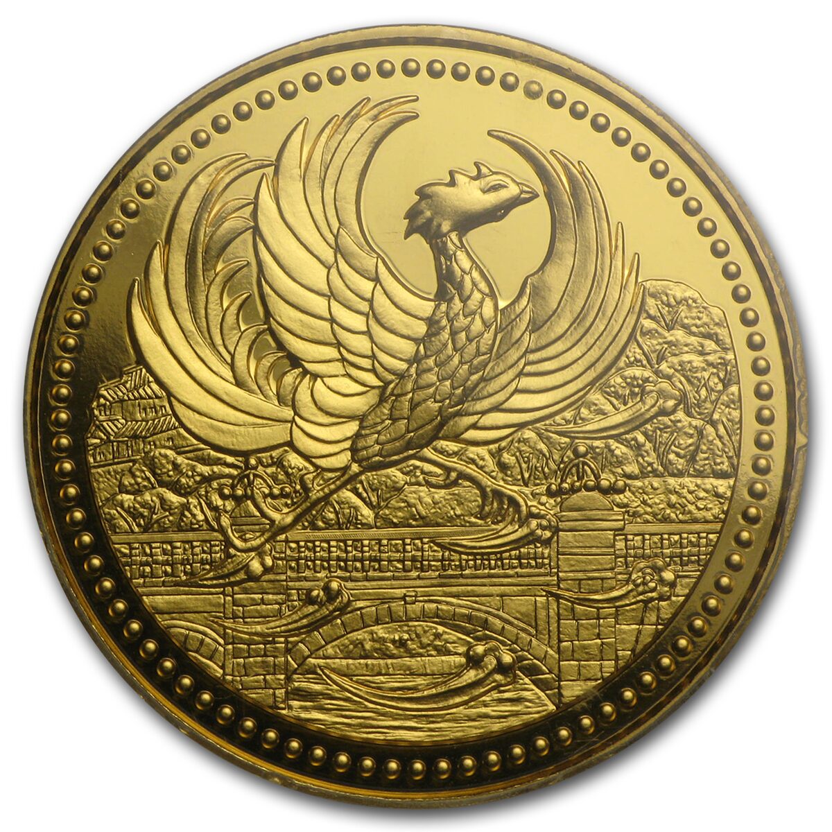 2009 Japan Gold 10K 20th Anniv Emperor's Enthronement PR-70 PCGS