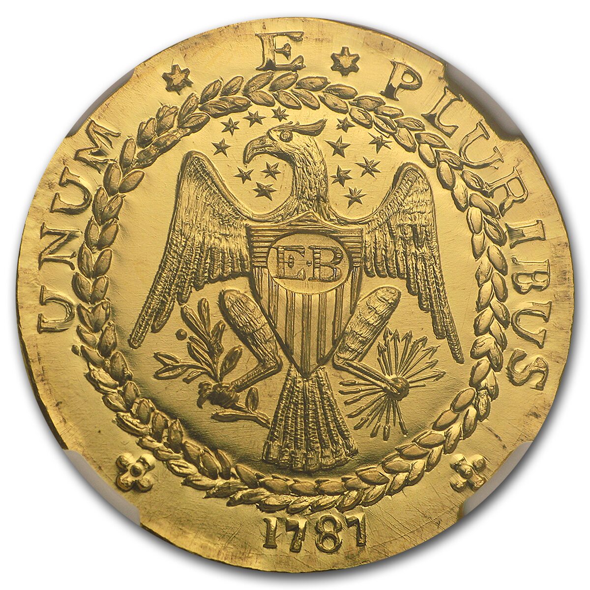 1787-2014 "EB" Brasher Doubloon Commemorative (NGC, .9999 Fine)