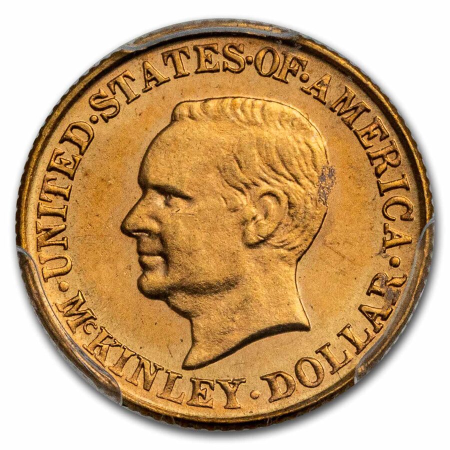 1917 Gold $1.00 McKinley Memorial MS-63 PCGS