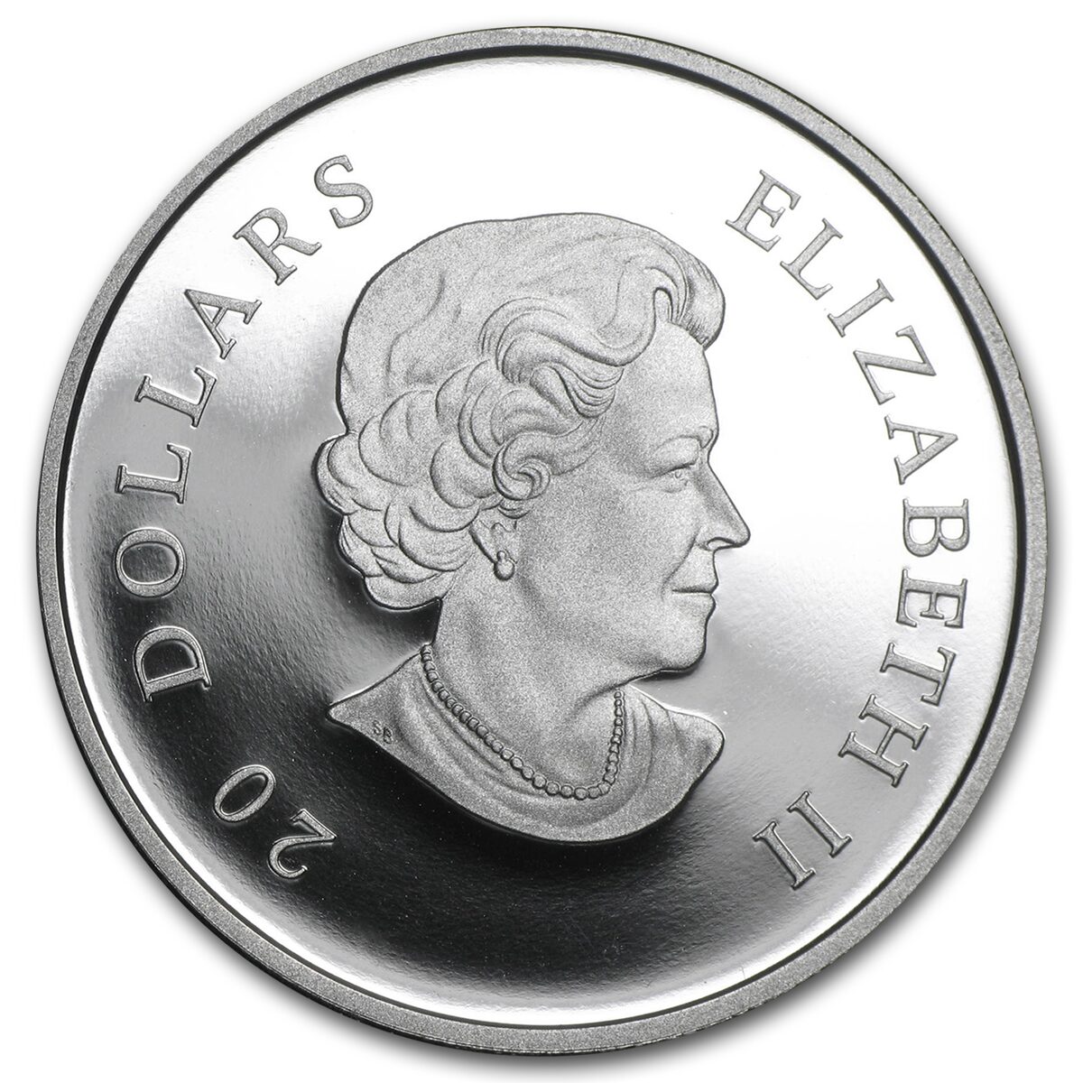 2015 Canada 1 oz Silver $20 Misty Morning Mule Deer