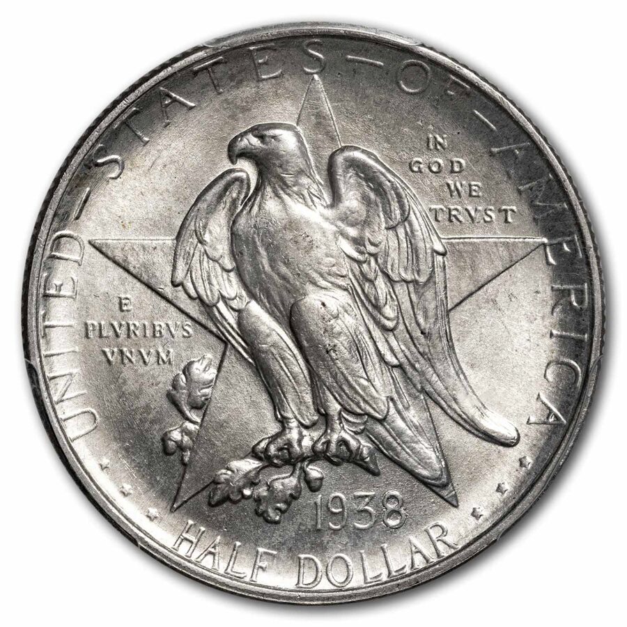 1938 Texas Centennial Commemorative Half Dollar MS-65 PCGS
