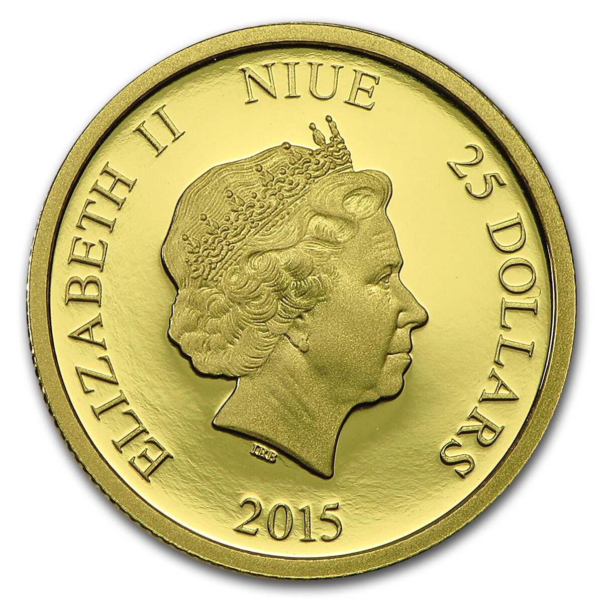 2015 Niue 1/4 oz Proof Gold $25 Disney Princess Ariel