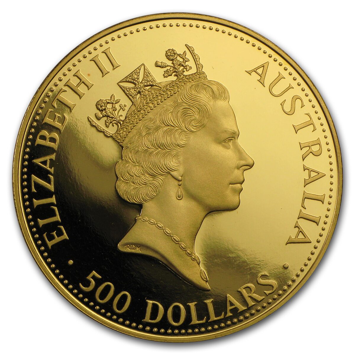 1991 Australia 2 oz Proof Gold Nugget