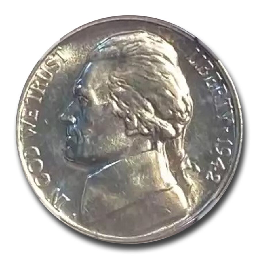 1942-P Silver Jefferson Nickel Type-II Proof-64 NGC