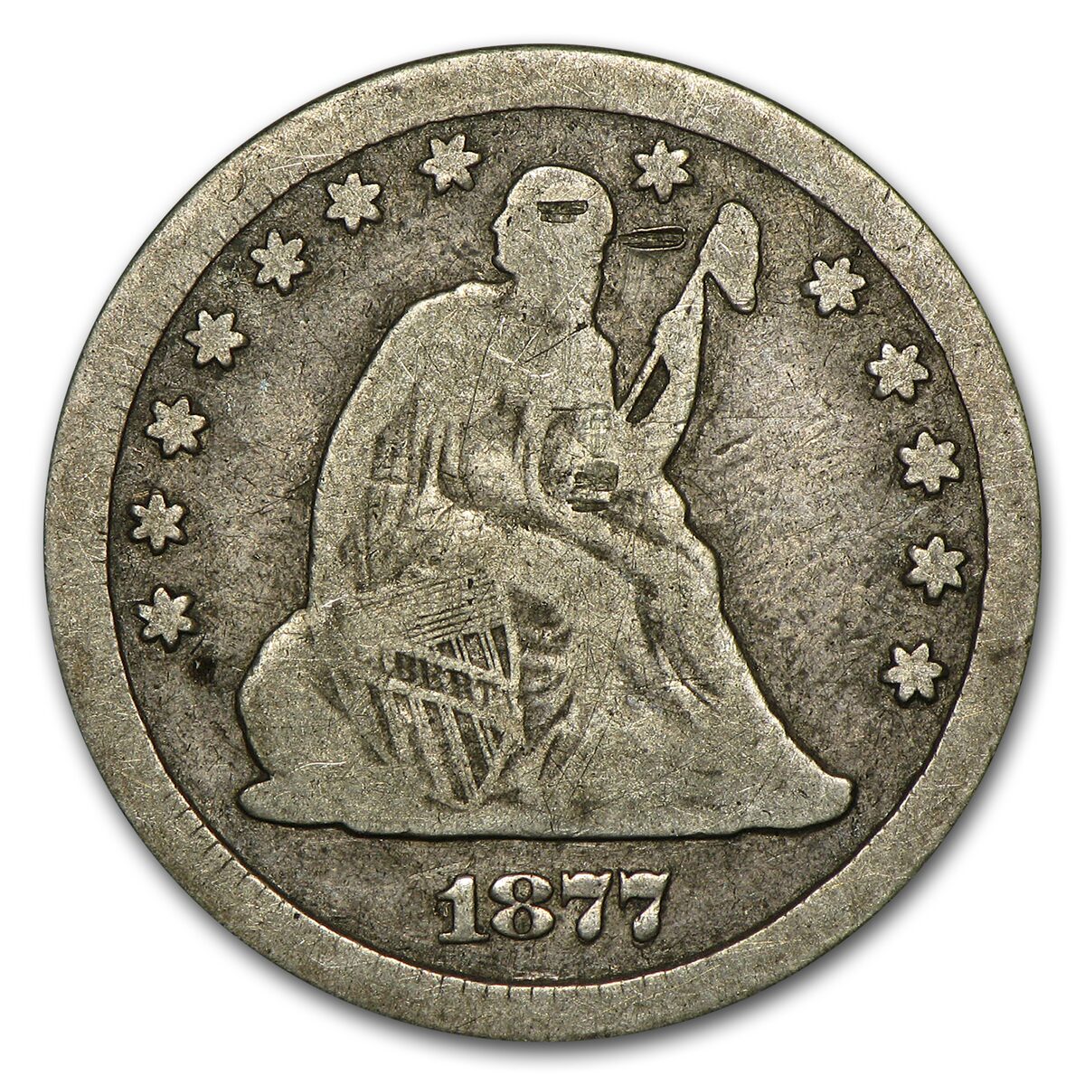 1875-1878-CC Carson City Liberty Seated Quarter Culls