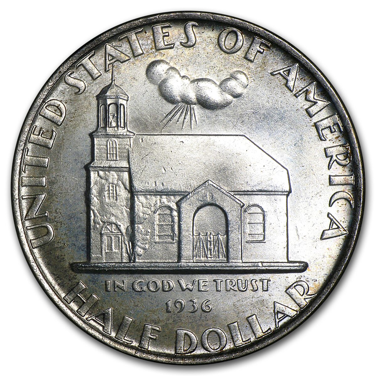 1936 Delaware Tercentenary Half BU