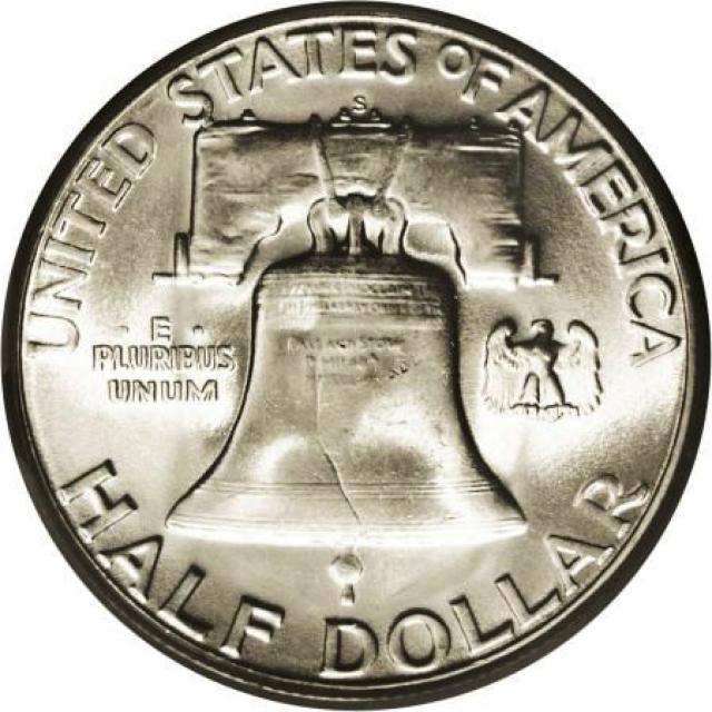 90% Silver Franklin Half Dollar XF (Random Year)