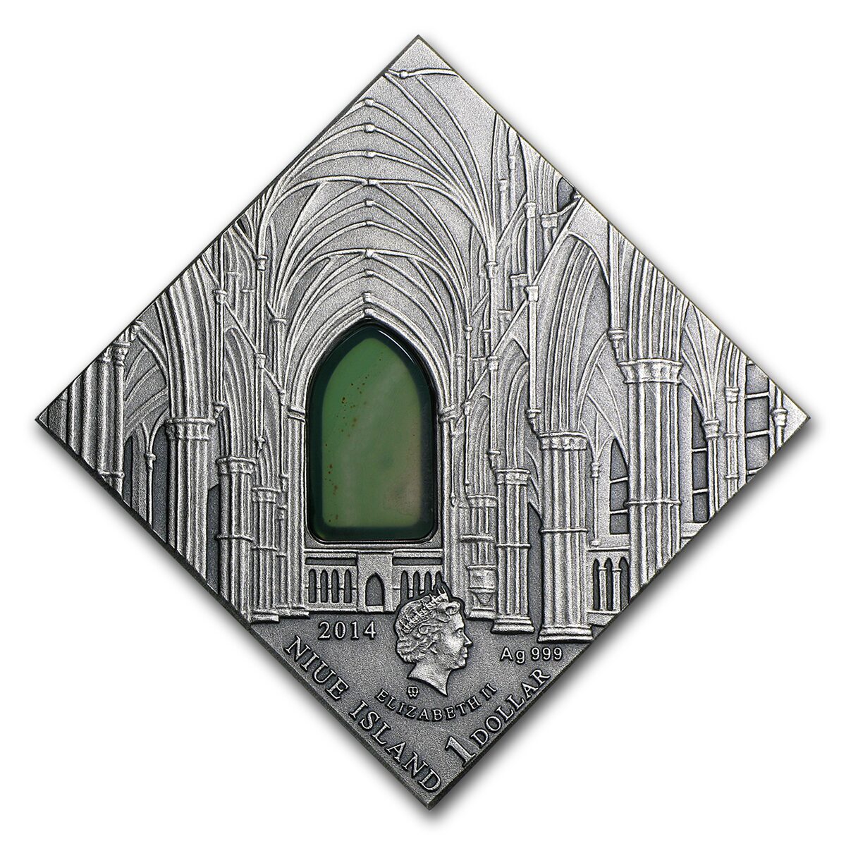 2014 Niue Antique Silver Art That Changed the World Gothic