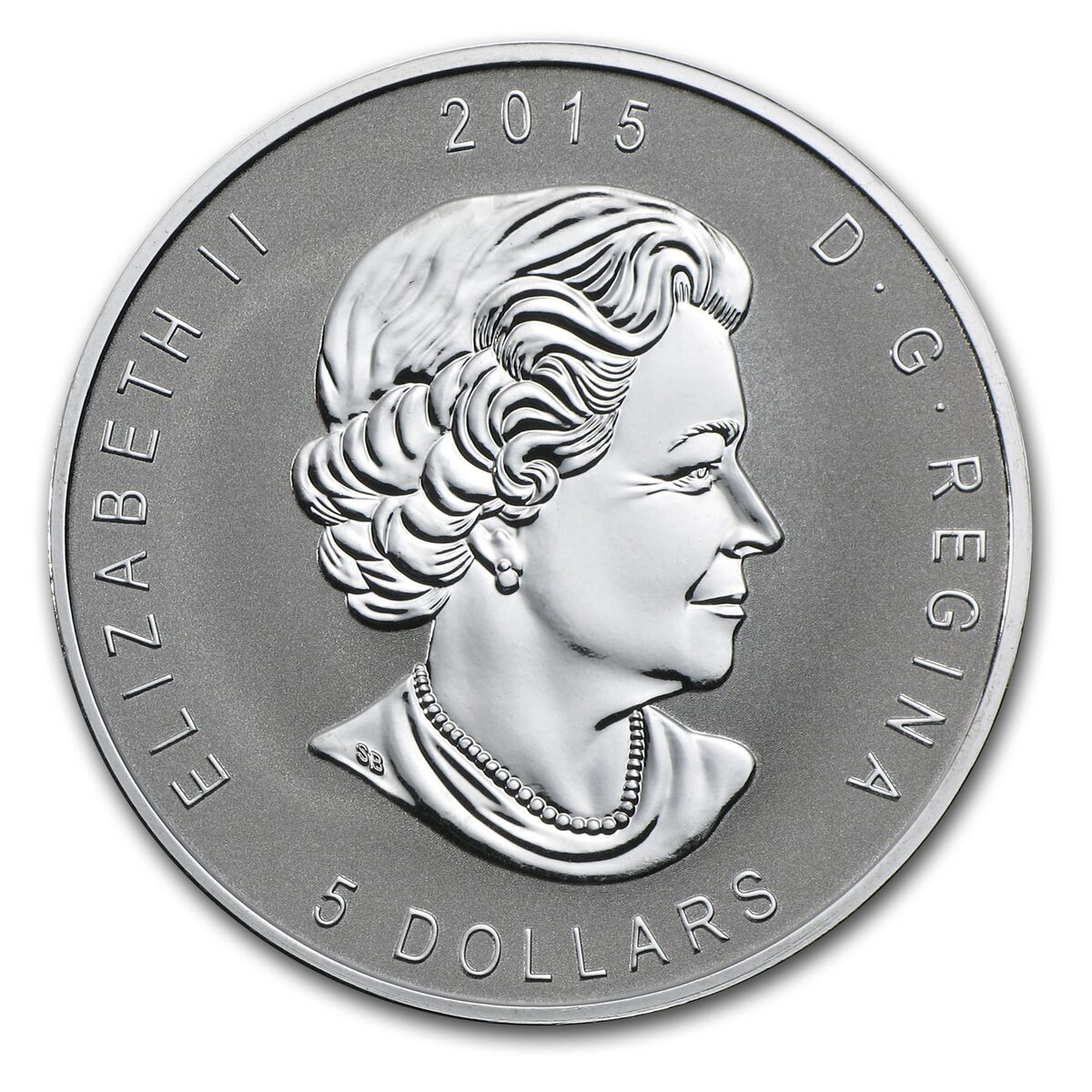2015 Canada 1 oz Silver Maple Leaf Einstein Privy Reverse Proof
