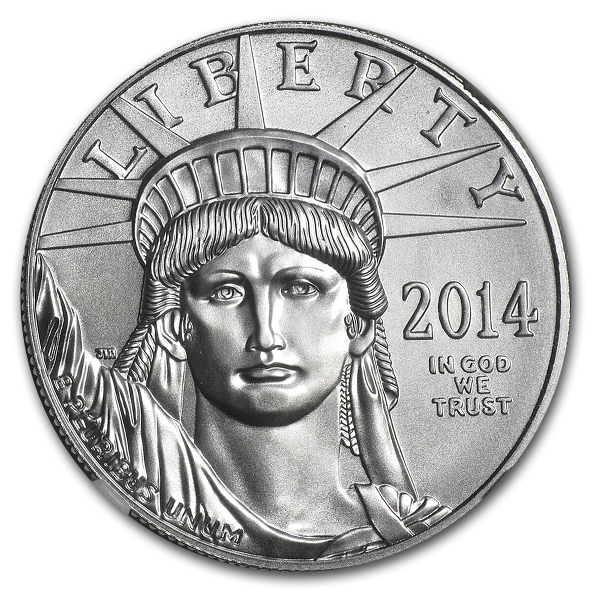 2014 1 oz American Platinum Eagle MS-70 NGC (WP Mint, ER)