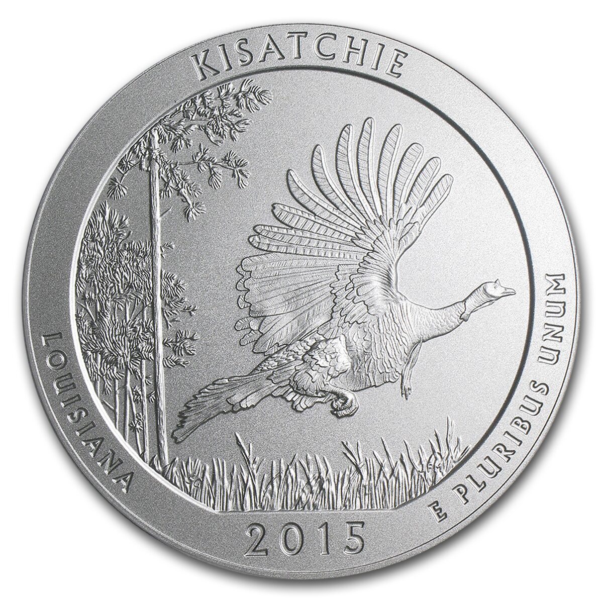 2015-P 5 oz Silver ATB Kisatchie SP-69 PCGS (FS)