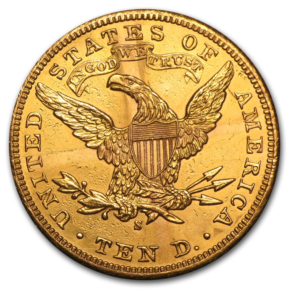 $10 Liberty Gold Eagle (Cleaned)