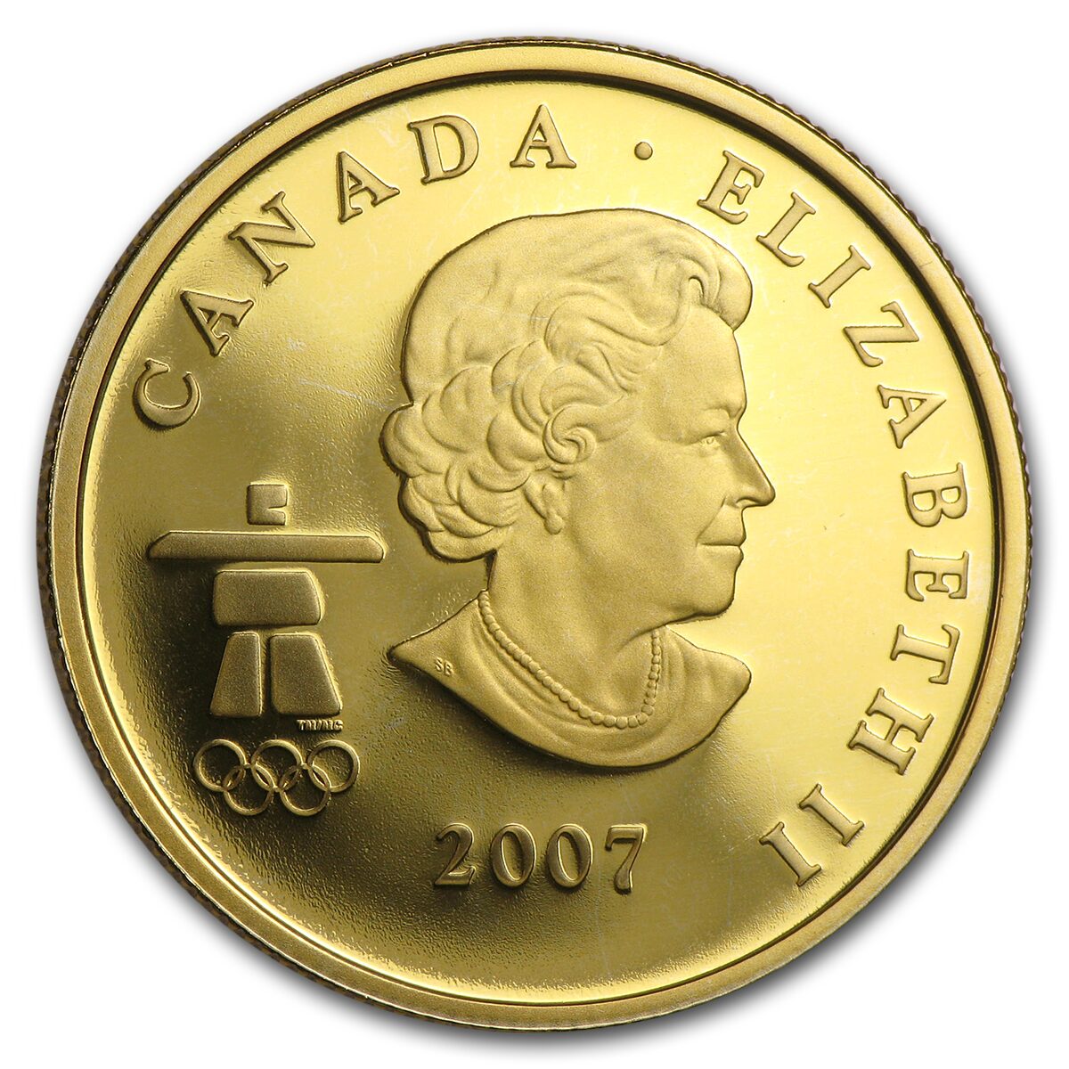 2007 Canada Gold $75 Olympics RC Mounted Police