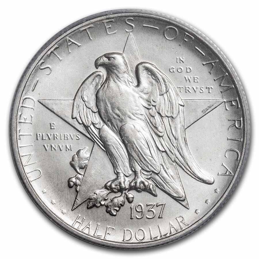 1937-S Texas Independence Centennial Half Dollar MS-66 PCGS