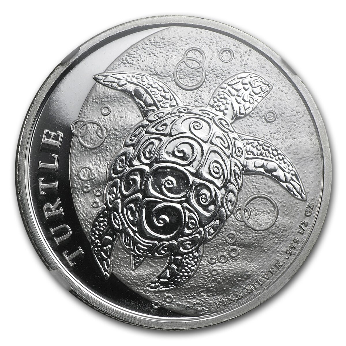 2015 Niue 1/2 oz Silver $1 Hawksbill Turtle NGC 1st of 100 Struck