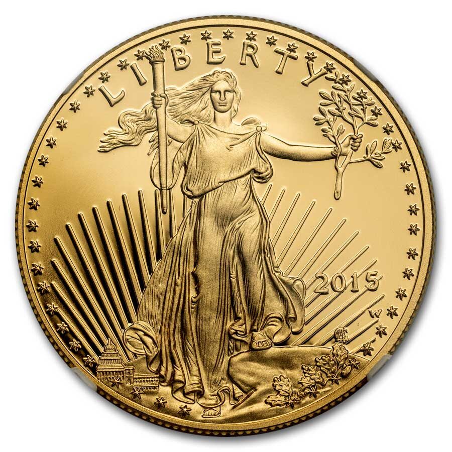 2015-W 1 oz Proof American Gold Eagle PF-70 UCAM NGC