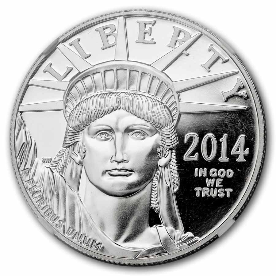 2014-W 1 oz Proof American Platinum Eagle PF-70 NGC