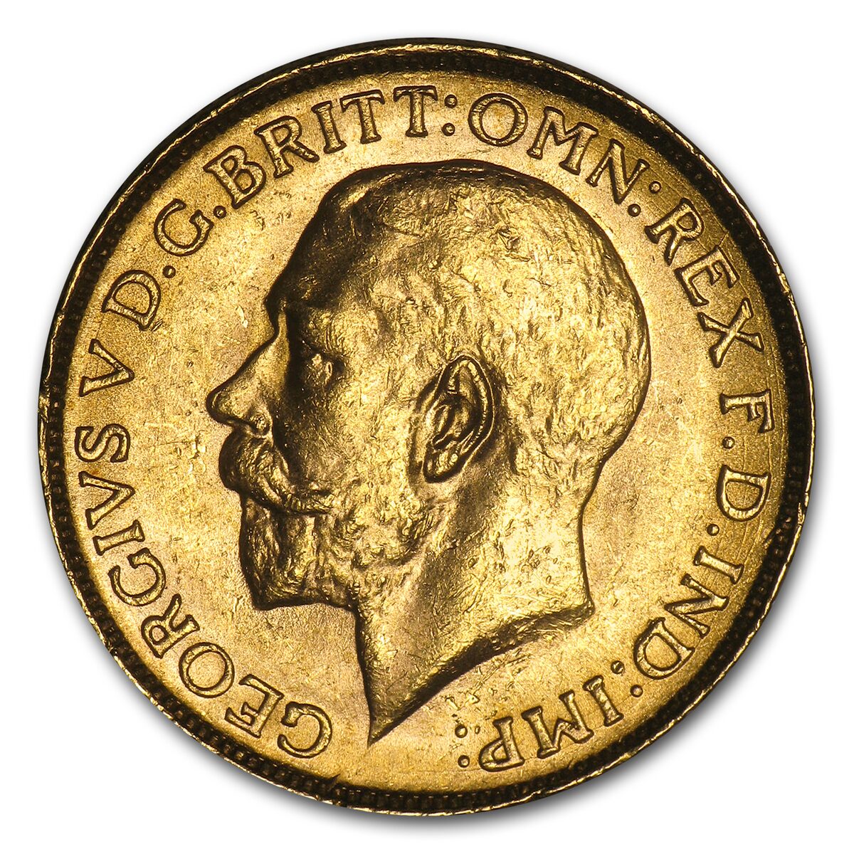 1911-1931-P Australia Gold Sovereign George V AU
