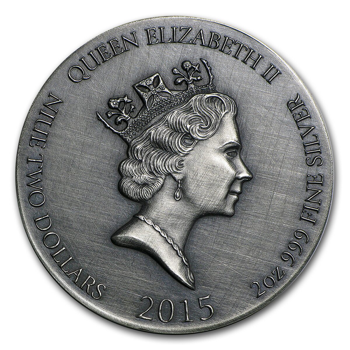 2015 2 oz Silver Coin - Biblical Series (Ten Commandments)