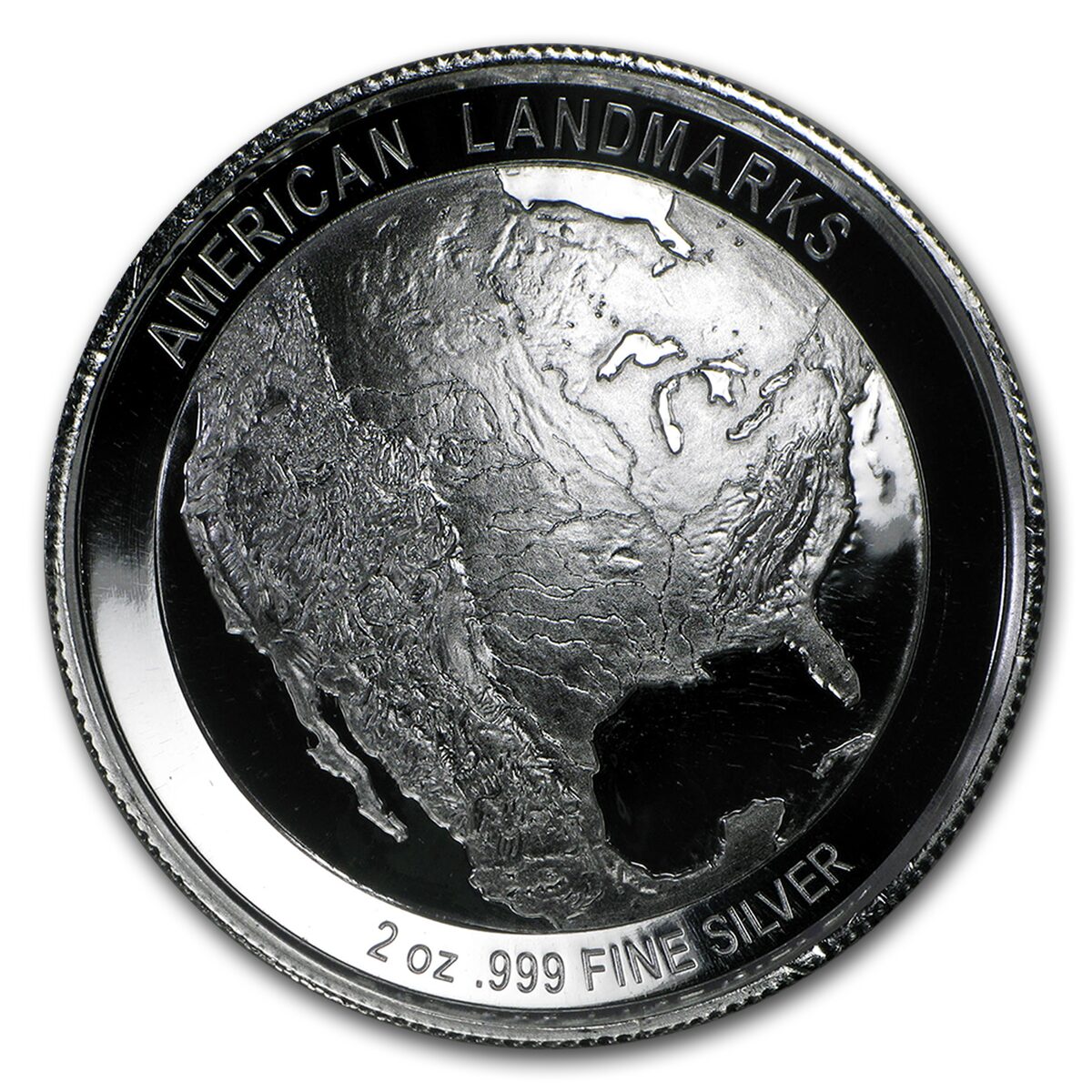 2 oz Silver UHR Round - American Landmark Series: Grand Canyon