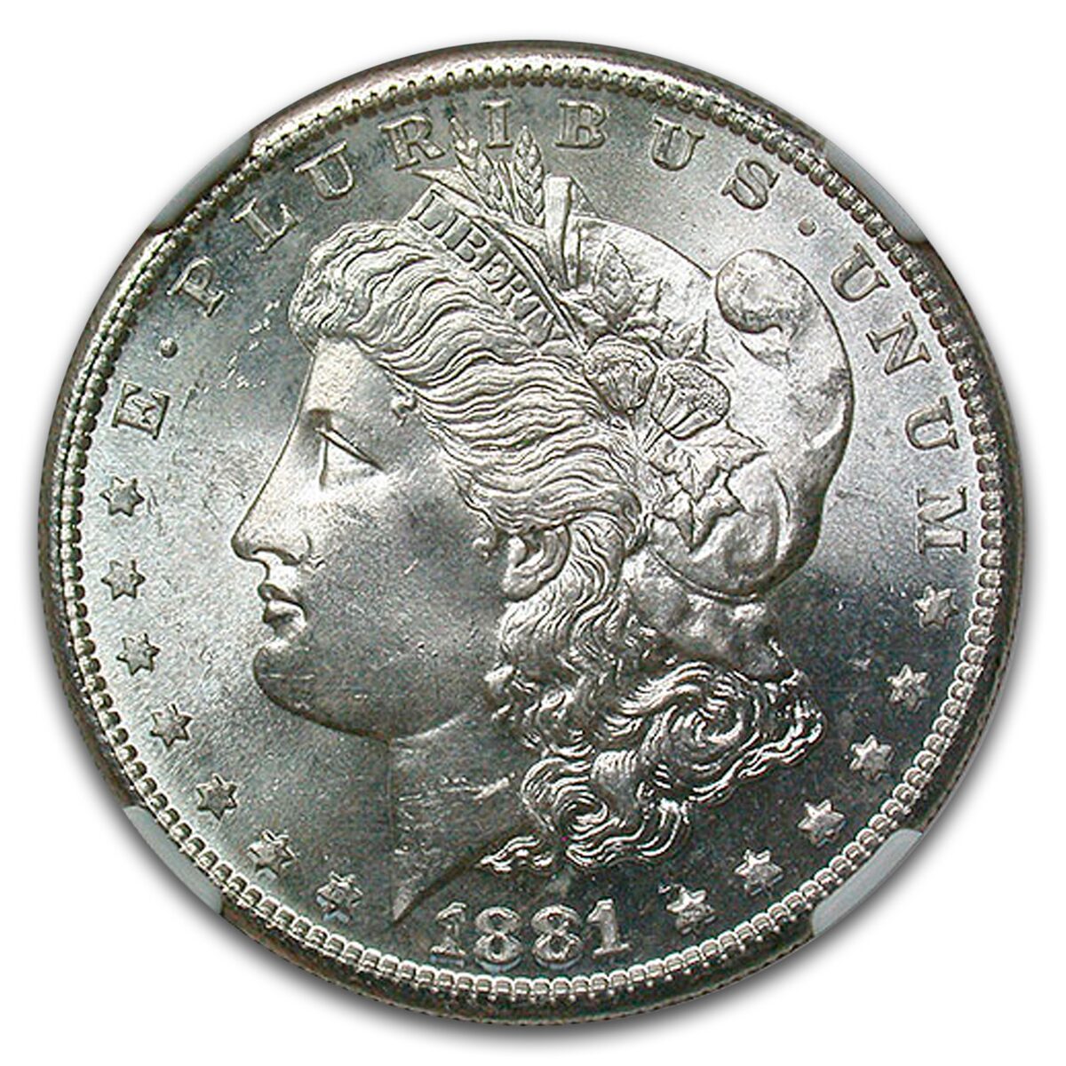 1881-S Morgan Dollar MS-66+ NGC