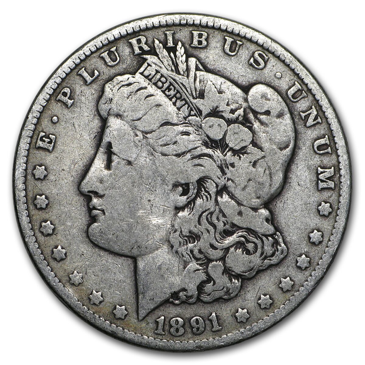 1891 Morgan Dollar VG/VF