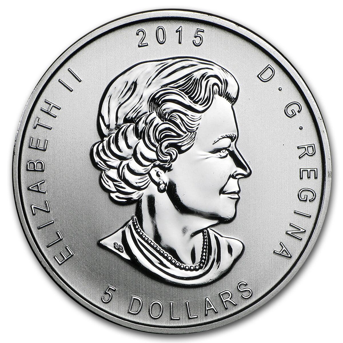 2015 RCM 1 oz Silver Birds of Prey Series Great Horned Owl