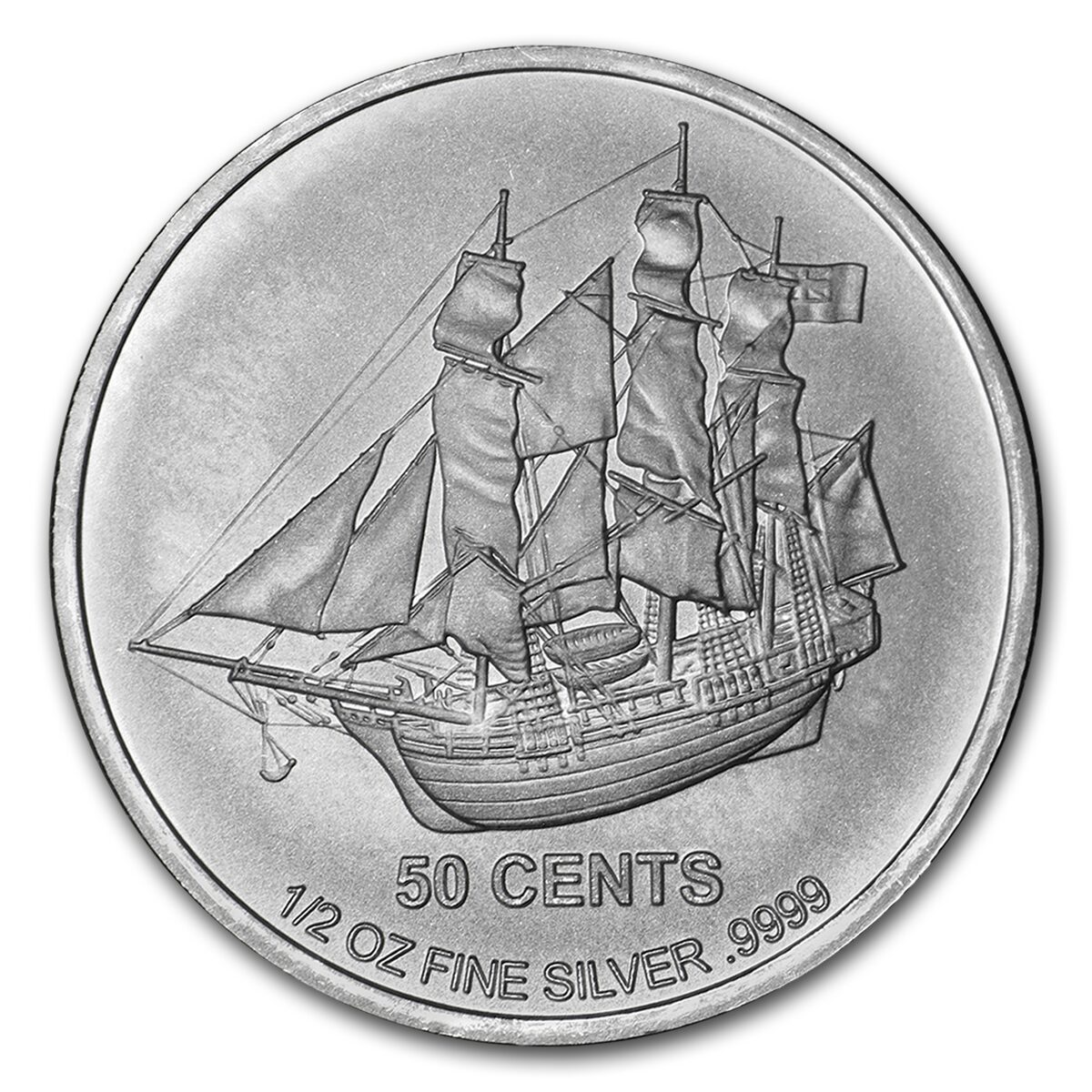 2015 Cook Islands 1/2 oz Silver Bounty Coin